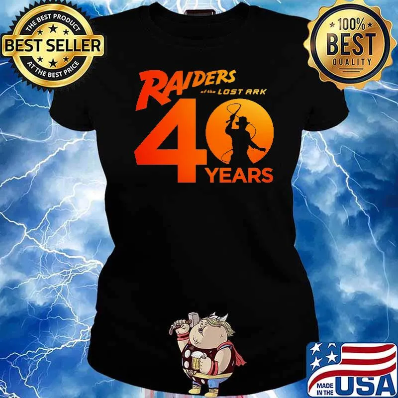 Raiders of the Lost Ark 40th Anniversary 40 years s Ladies tee