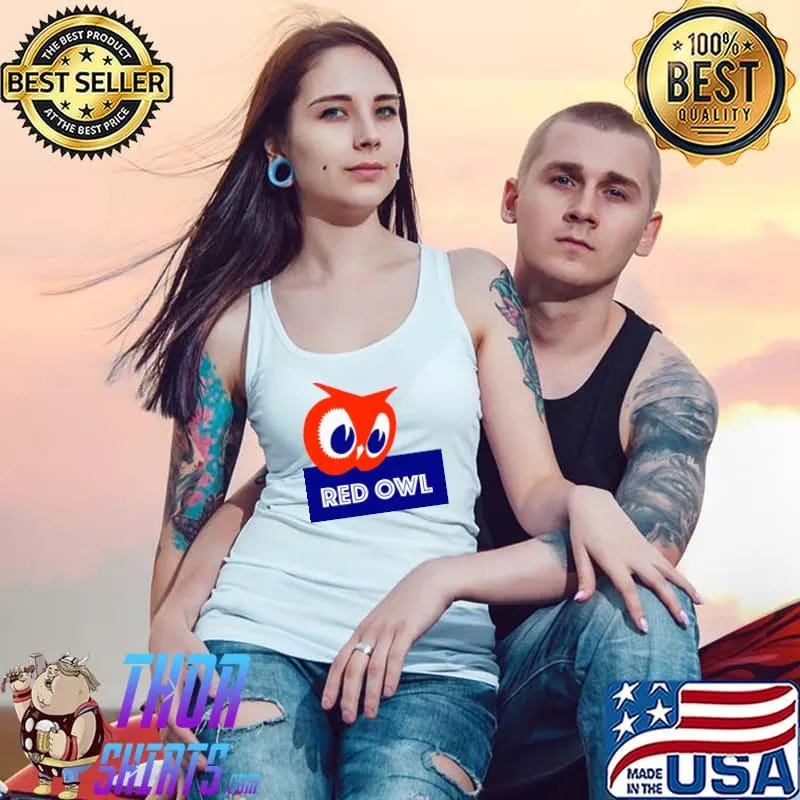 Red Owl Grocery Food Store Vintage T-Shirt Tank Top