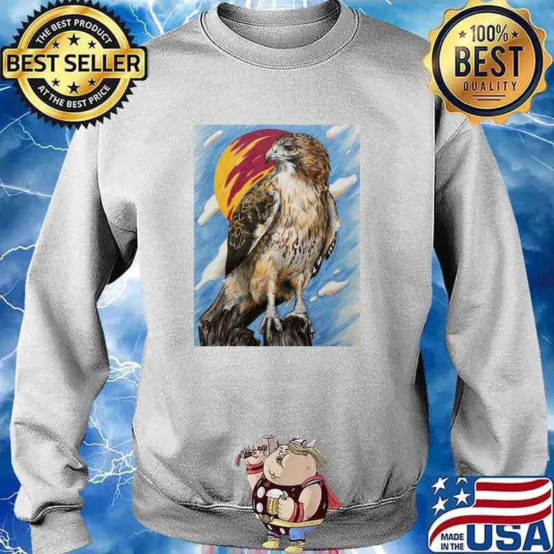 Red tail hawk Active T-Shirt Sweater