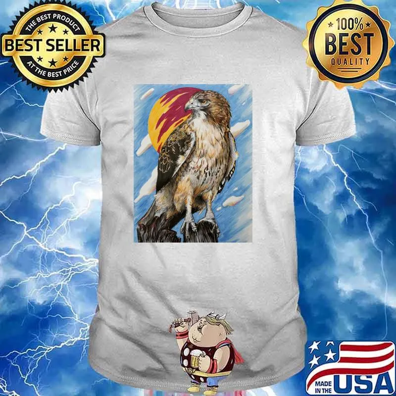 Red tail hawk Active T-Shirt