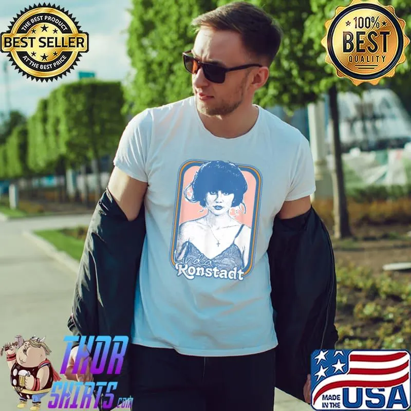Retro Lindas Classic Design Arts Ronstadts Love Musician T-Shirt