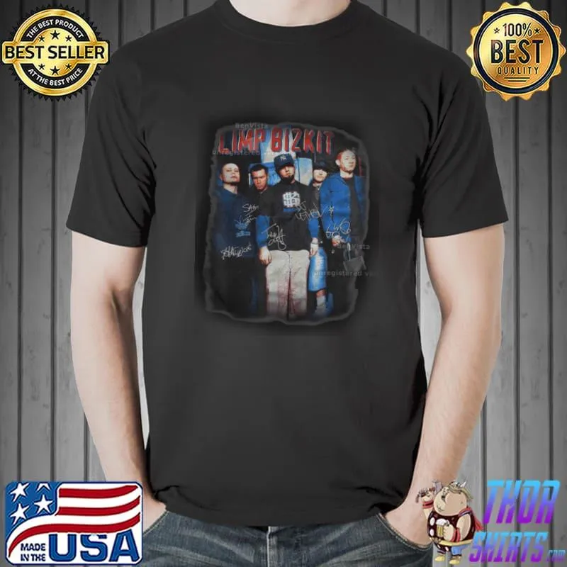 Retro Vintage Art Limps_Biz_kits Music Legend 80s 90s Shirt Unisex