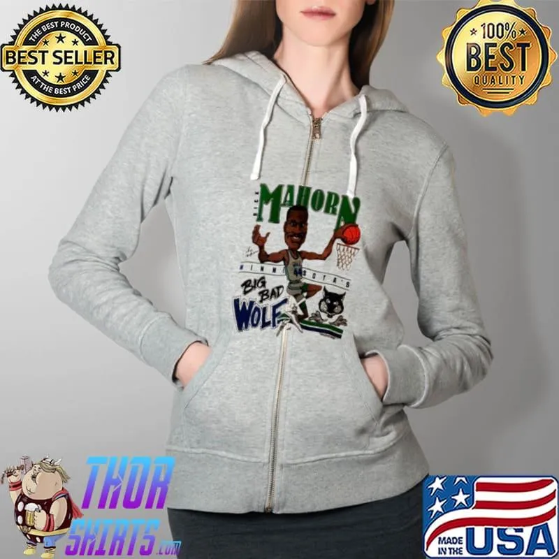 Rick Mahorn Minnesota Timberwolves 1989 s Full Zip Hooded
