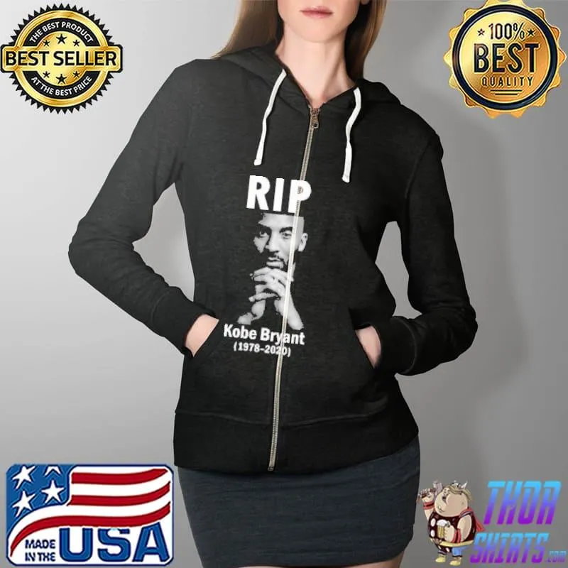 Rip Kobe Bryant 1978-2020 Shirt Full Zip Hooded