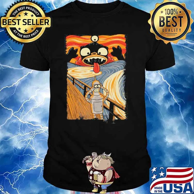 Robot Scream Retro shirt