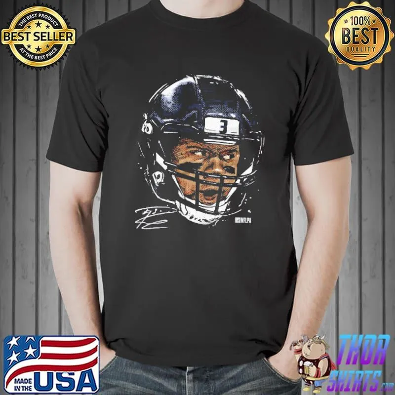 Russell Wilson Scream WHT Shirt Unisex