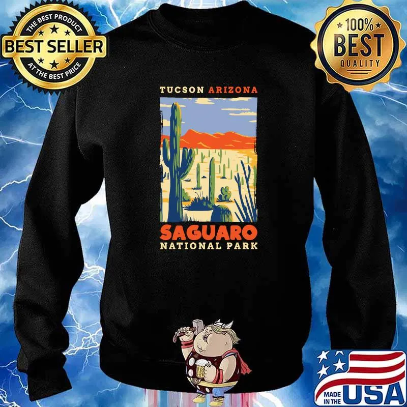 Saguaro US National Park Tucson Arizona Vintage T-s Sweater