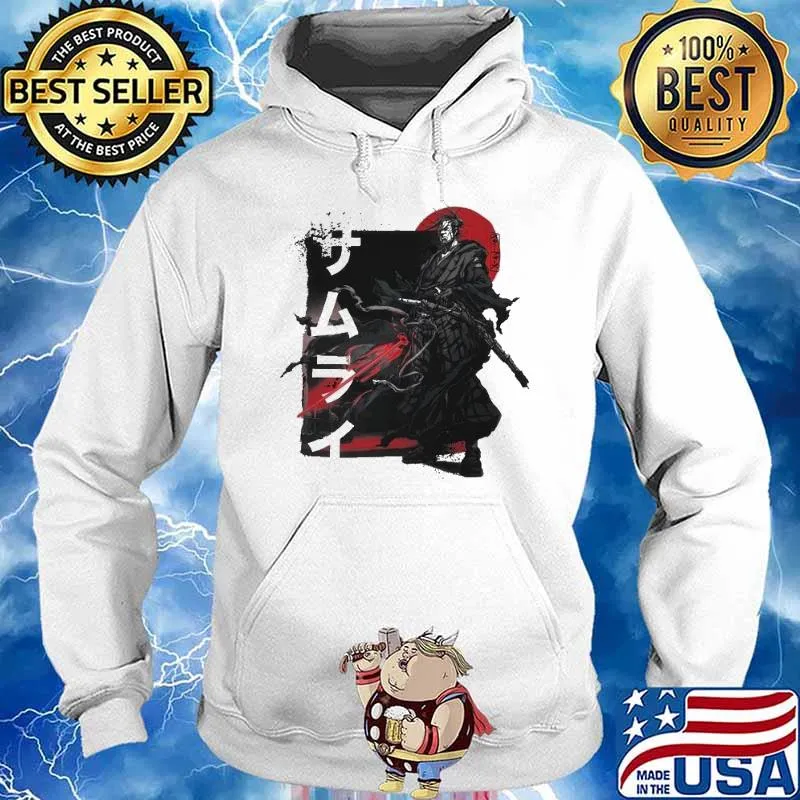Samurai Blood WAr Shirt Hoodie