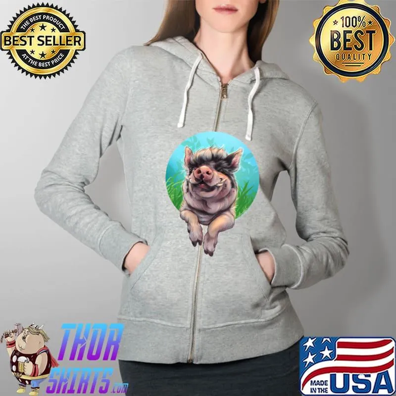 Sarge1 Classic T-Shirt Full Zip Hooded