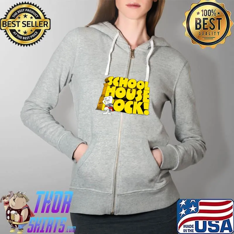 Schoolhouse Rock T-Shirt Full Zip Hooded