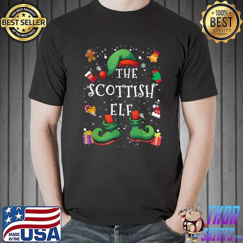 Scottish Elf Christmas T-Shirt Unisex