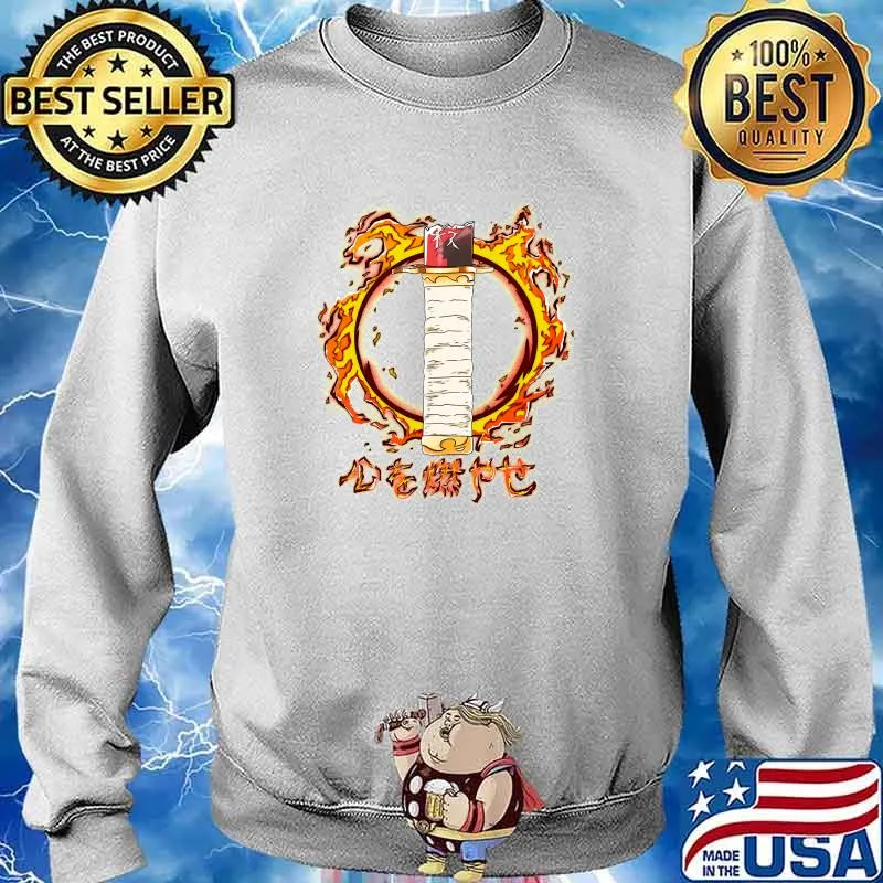 Set Your Heart Ablaze - Kanji Classic T-Shirt Sweater