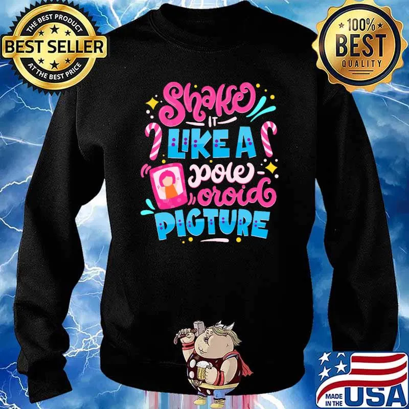 Shake Like It A Pole-Oroid Picture Christmas s Sweater