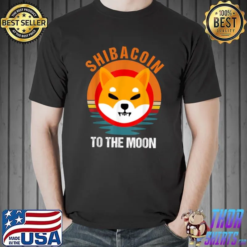 Shiba Inu To The Moon, Shib Coin Men Crypto Hodl T-Shirt Unisex