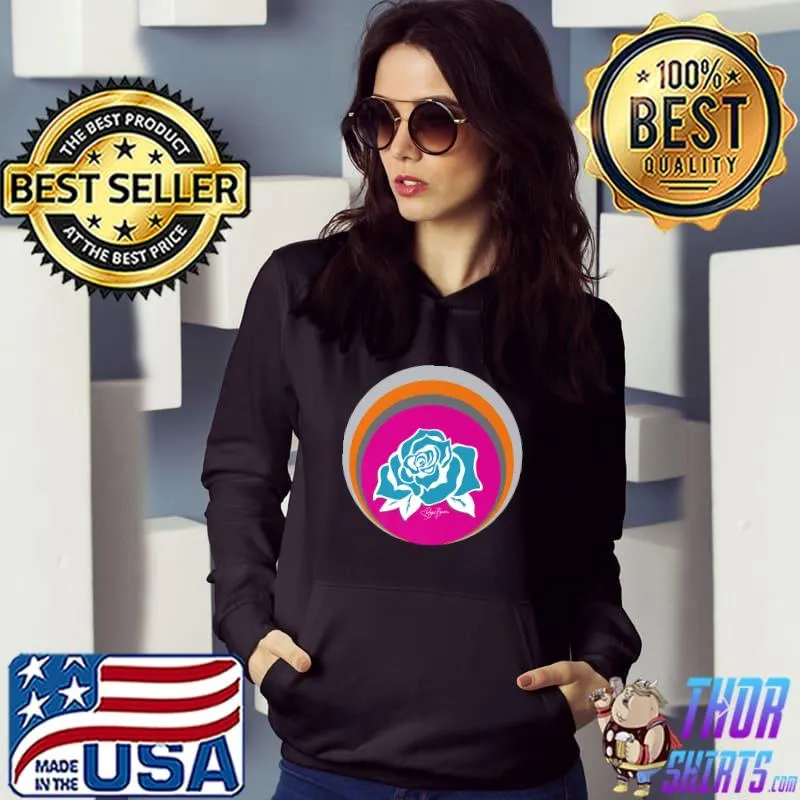 Showstopper Single Blue Rose no. 429c Minimalism Art Premium T-Shirt Hoodie