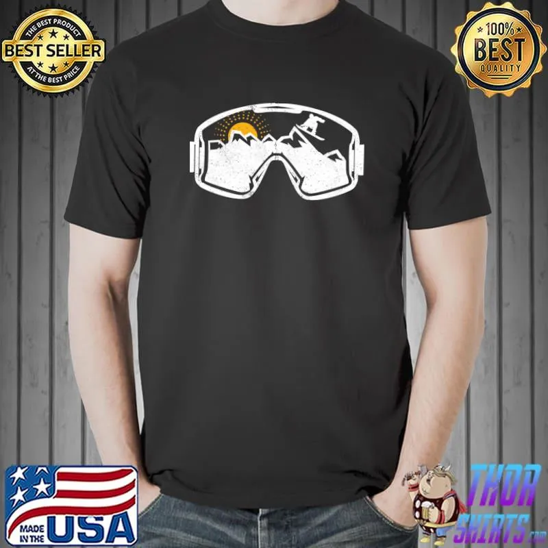 Ski & Snowboard Goggles Snowboarding Goggle Mountain Winter T-shirt