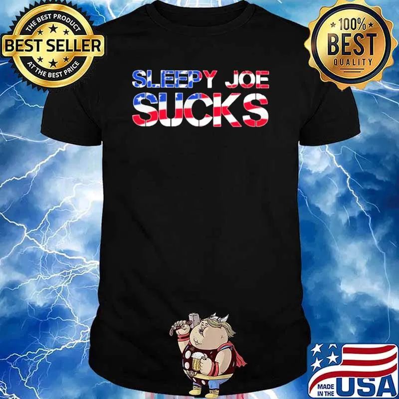 Sleepy Joe Sucks American Flag shirt