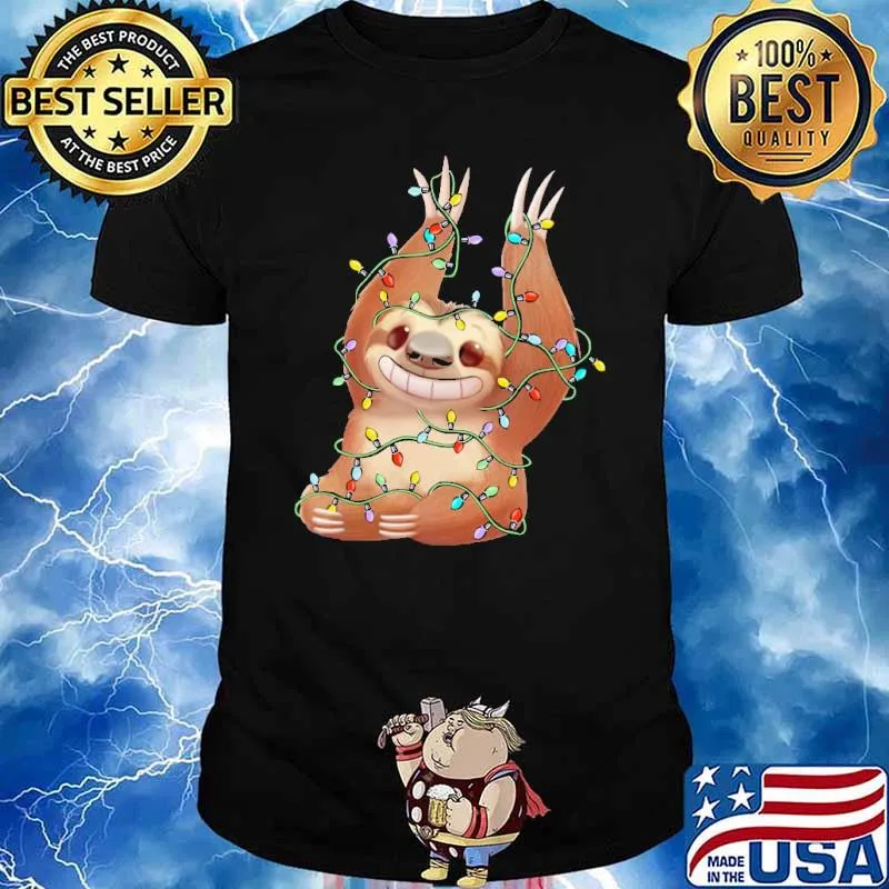 Sloth Christmas Colors Shirt