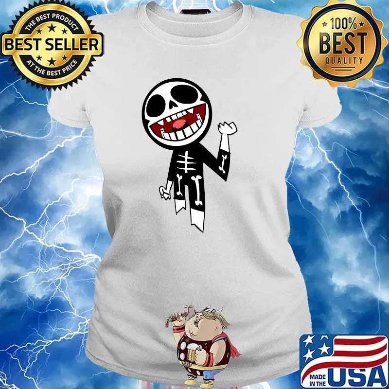 Smile Skull Classic T-Shirt Ladies tee