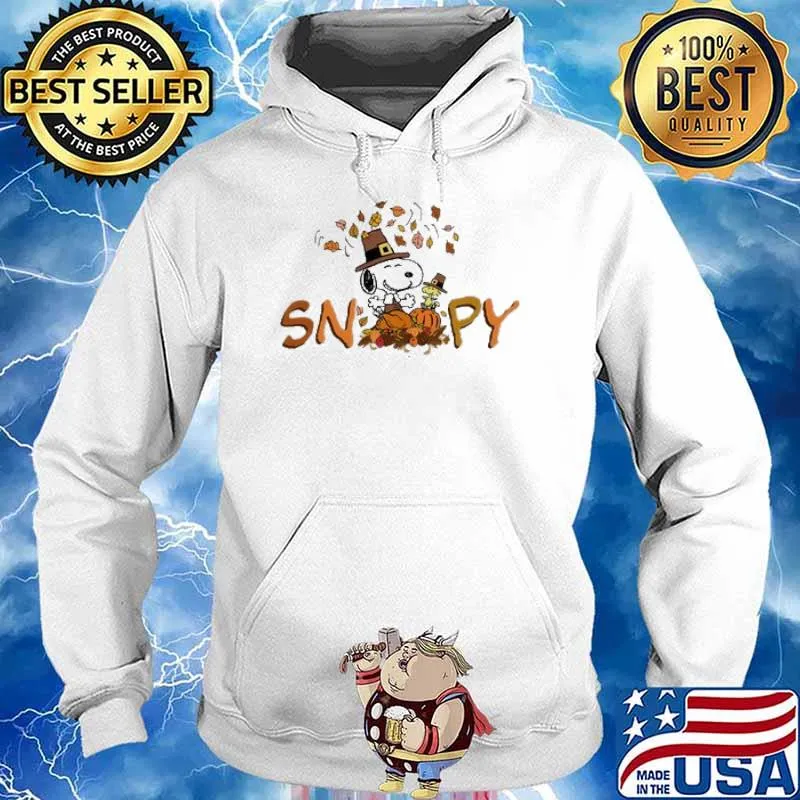 Snoopy and woodstock fall autumn turkey thanksgiving s Hoodie