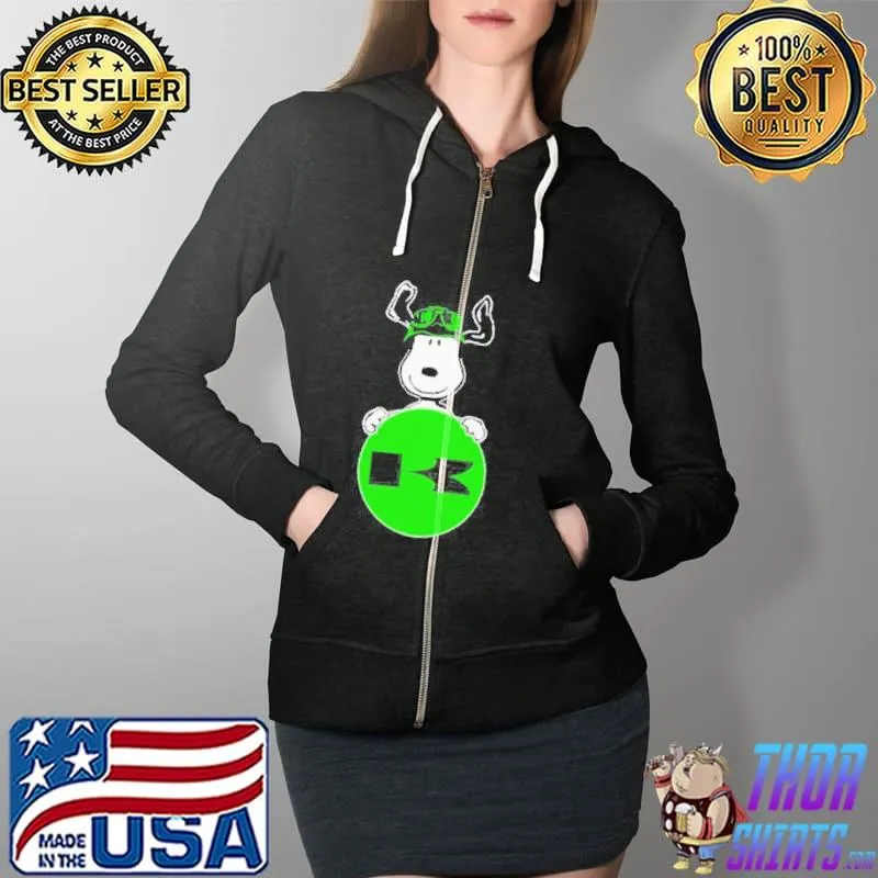 Snoopy hug Kawasaki Logo s Full Zip Hooded