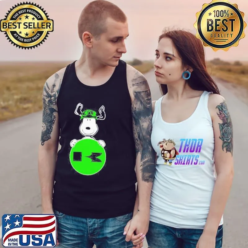 Snoopy hug Kawasaki Logo shirt