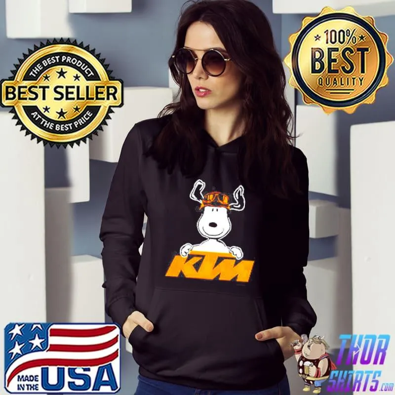 Snoopy hug KTM Logo s Hoodie