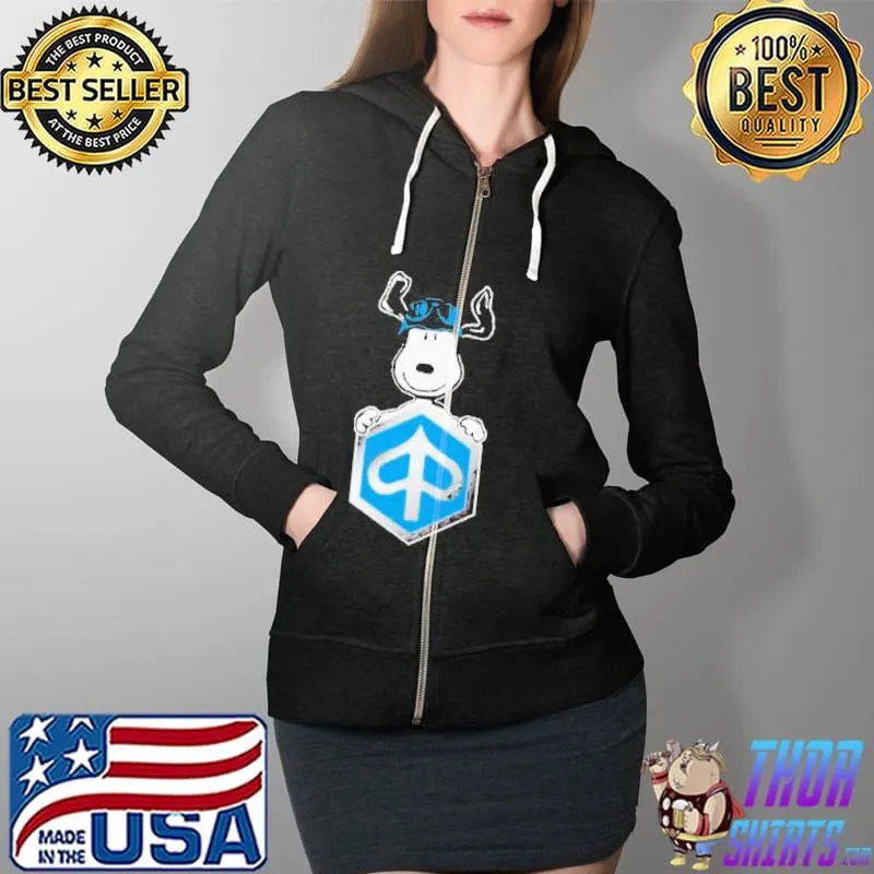 Snoopy hug Piaggio Logo s Full Zip Hooded