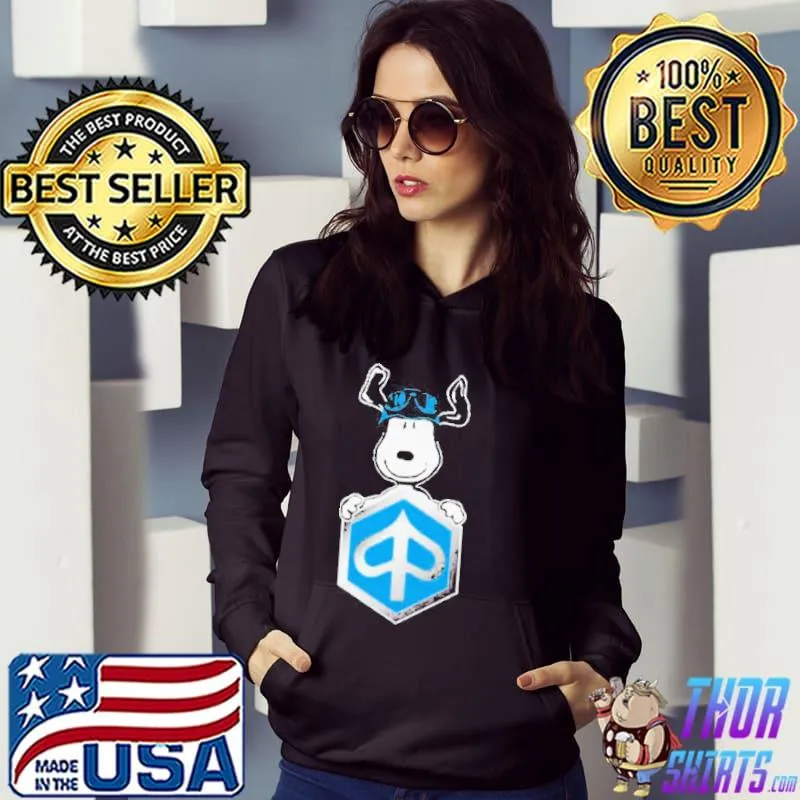 Snoopy hug Piaggio Logo s Hoodie