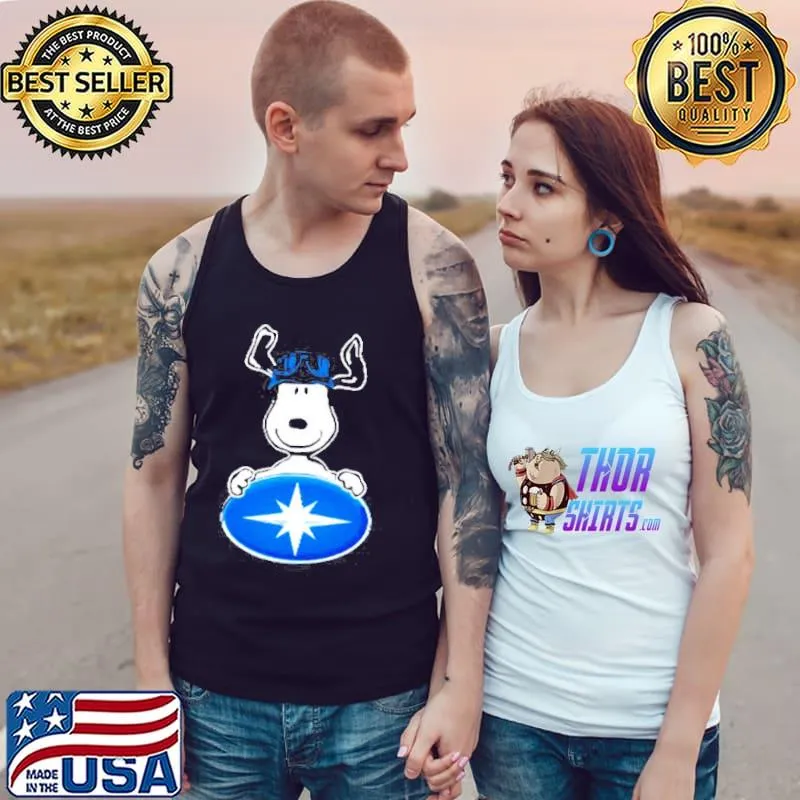 Snoopy hug Polaris Logo shirt