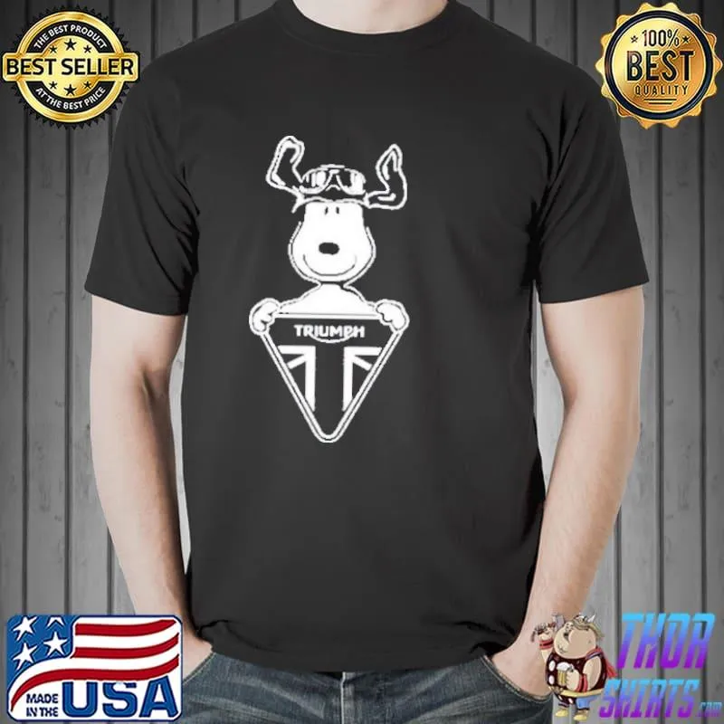 Snoopy hug Triumph Logo s Unisex