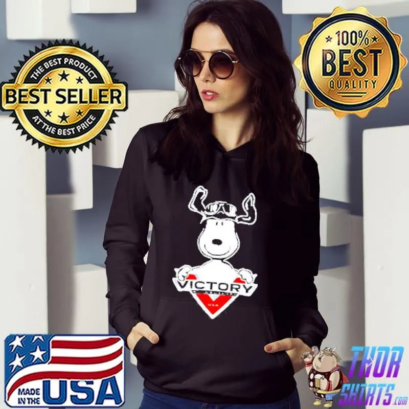 Snoopy hug Victory Logo s Hoodie