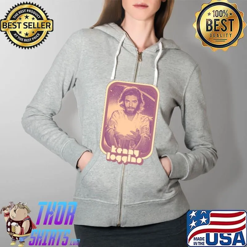Soft Rock FanKenny Loggins _ 1980s Retro Aesthetic Fan Art T-Shirt Full Zip Hooded