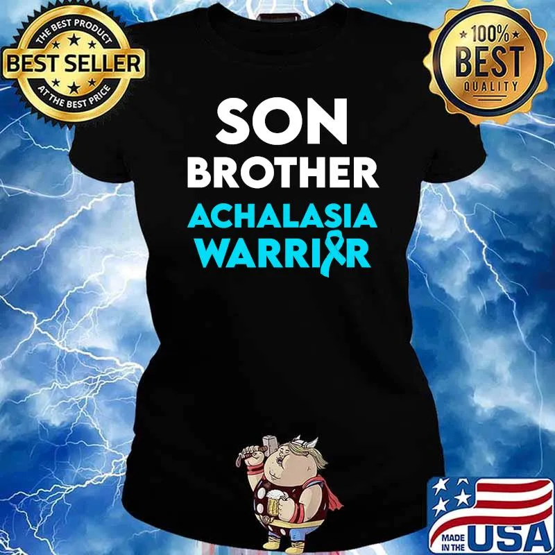 Son brother Achalasia Survivor Warrior T-Shirt Ladies tee