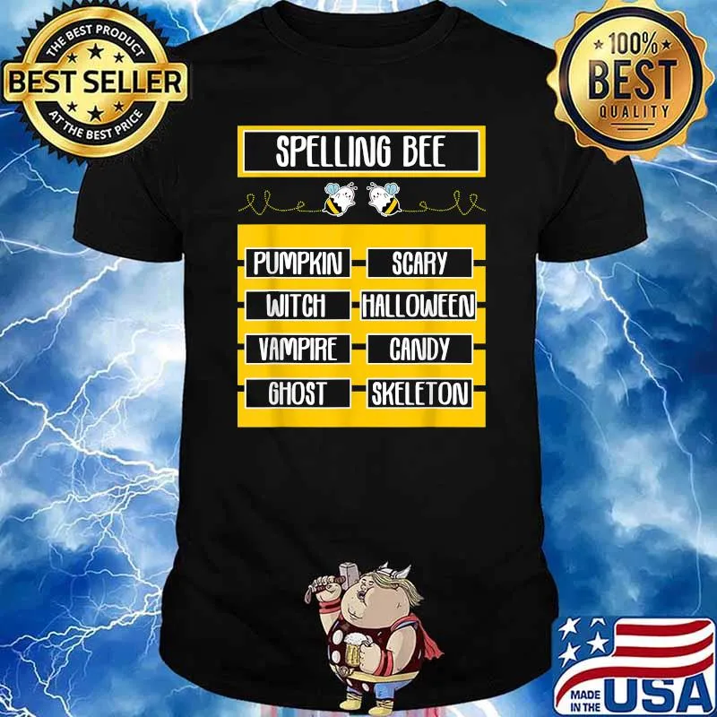 Spelling Bee Pun Halloween Costume for Teachers T-Shirt