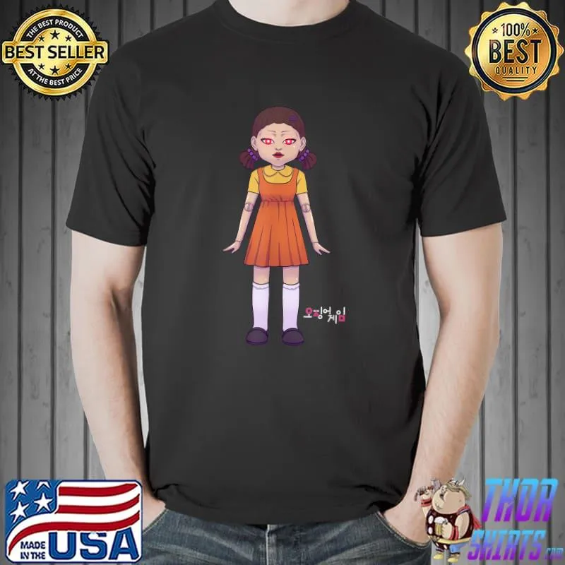 Squid Game Doll Logo T-shirt