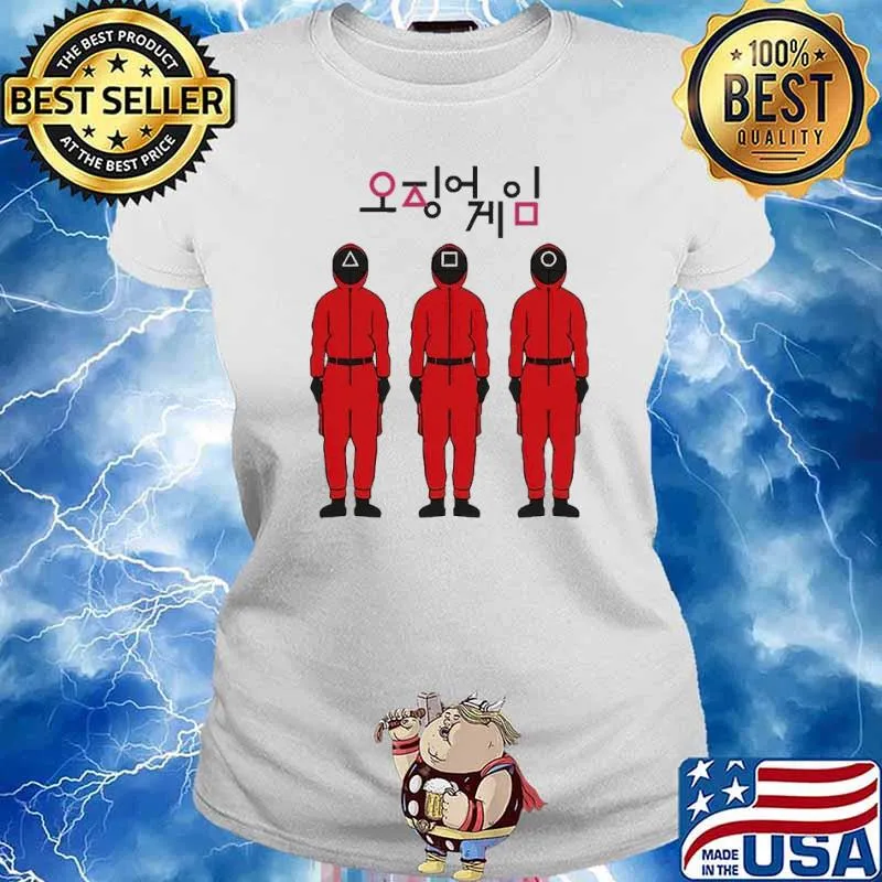 Squid Game Squid Guards Shirt Ladies tee