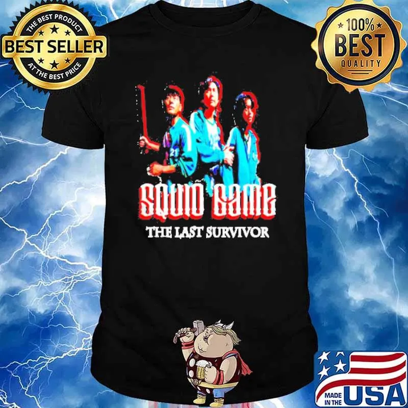 Squid Game the last survivor Korean movie shirt