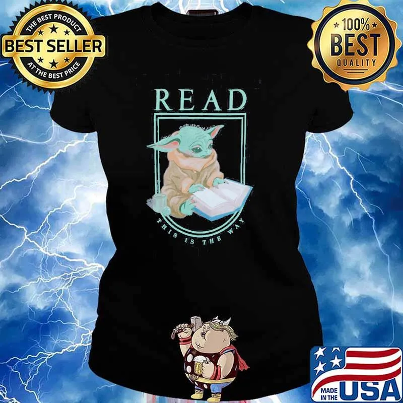 Star Wars Grogu READ Baby Yoda Shirt Ladies tee