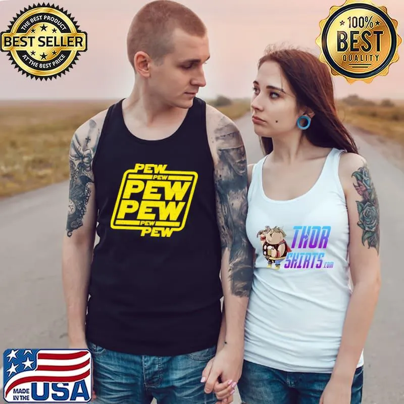 Star Wars Pew pew vintage dirty T-Shirt Tank Top