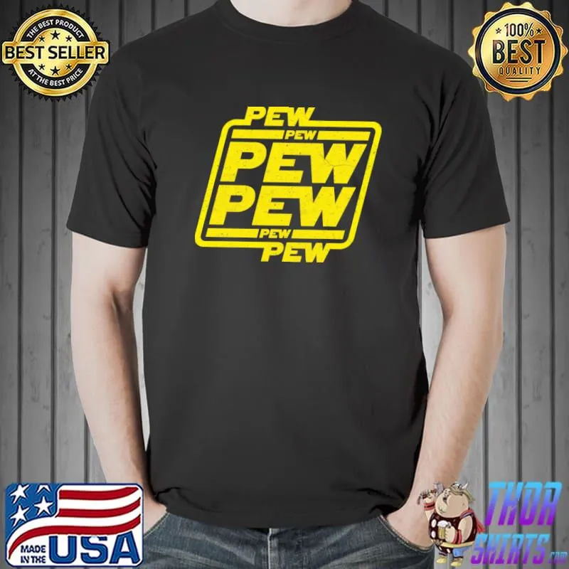 Star Wars Pew pew vintage dirty T-Shirt Unisex