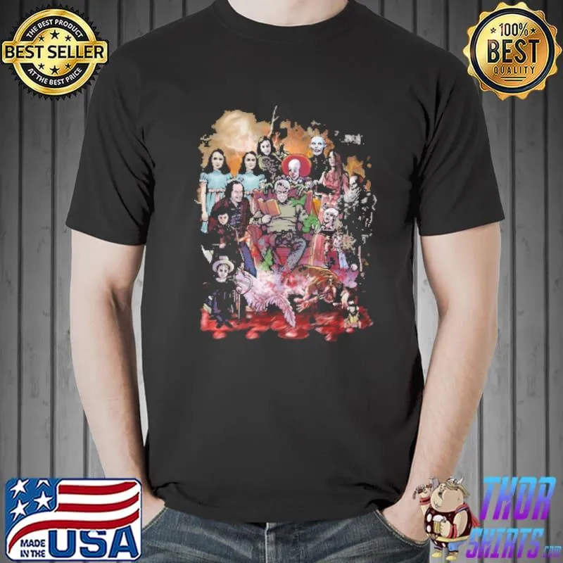 Stephen King Horror Movie Character Clown Halloween shirt