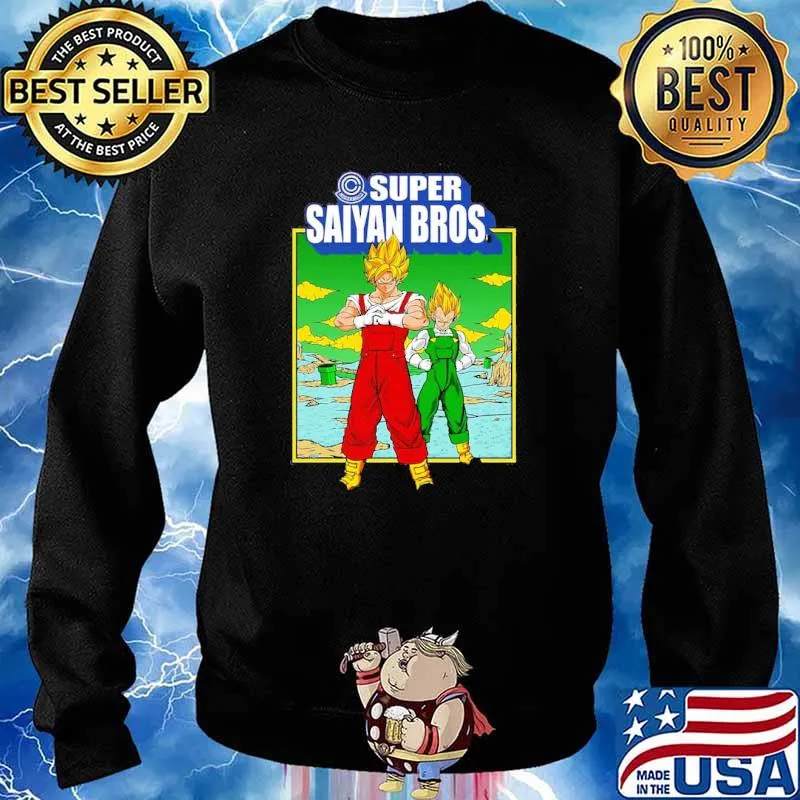 Super Saiyan Bros Dragon Ball Shirt Sweater