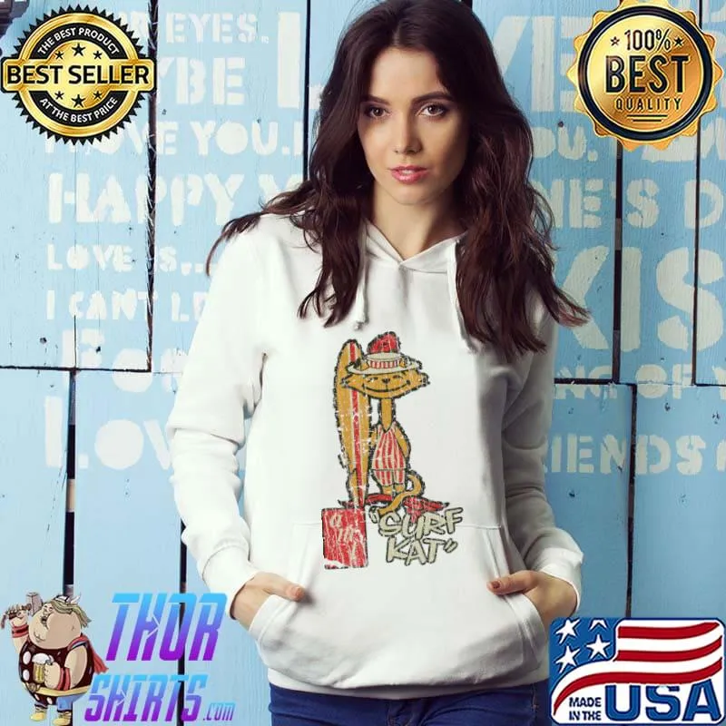 Surfer Surf Kat 1961 T-Shirt Hoodie