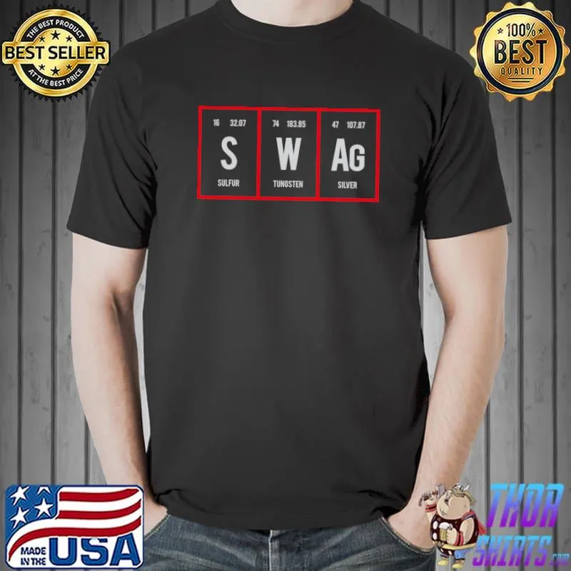 Swag - Periodic Table of Elements Classic T-Shirt Unisex