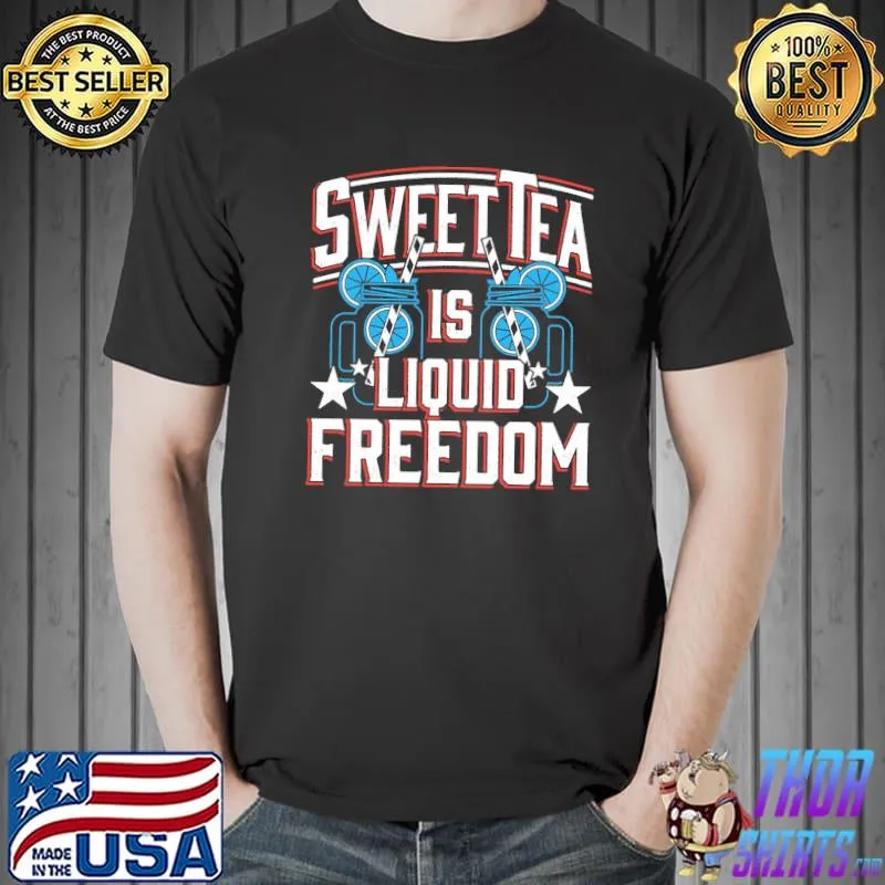 Sweet tea is liquid freedom lemon water shirt