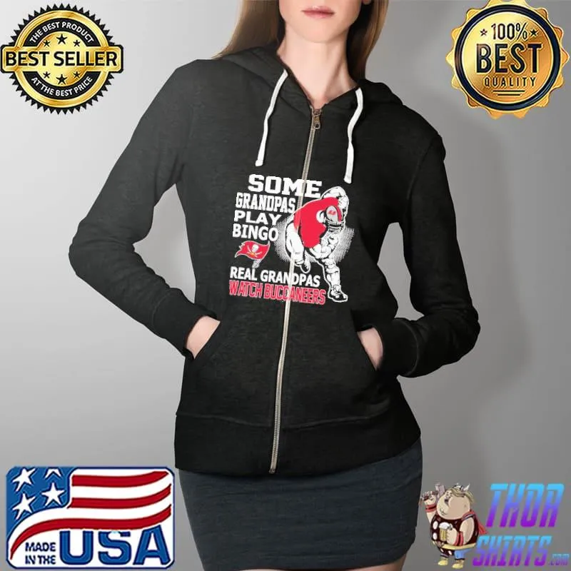 Tampa Bay Buccaneers,Some grandpas play bingo Tampa Bay Buccaneers Classic Shirt Full Zip Hooded