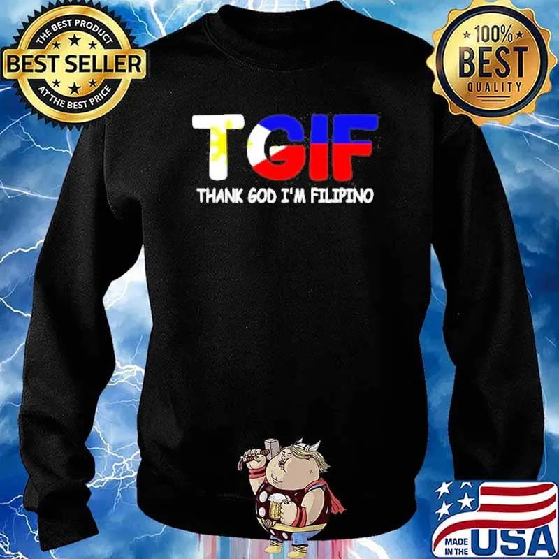 TGIF thank god i’m filipino s Sweater