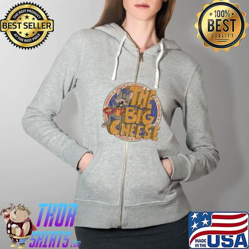 The Big Cheese 1977 T-Shirt Full Zip Hooded