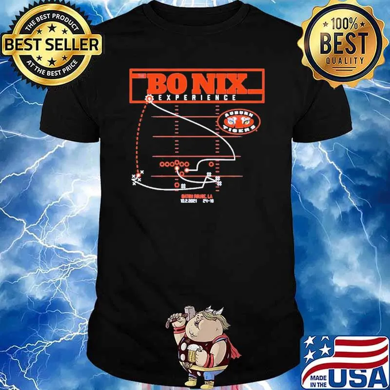 The Bo Nix Experience Auburn Tigers shirt